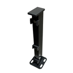 Zaunpfosten für Doppelstabmattenzaun mit Klemme - 40x60x2 mm