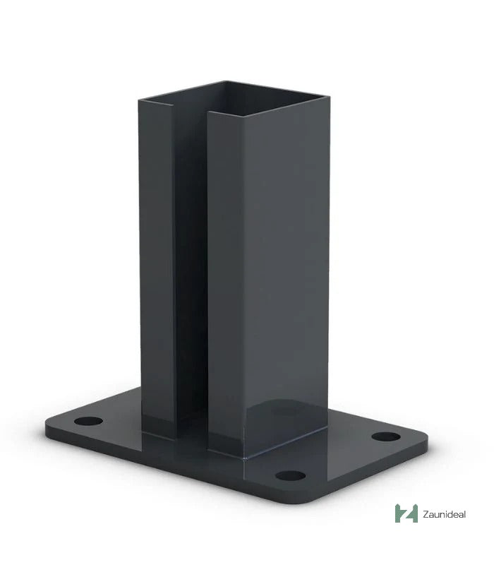 Bodenplatte für Torpfosten 80×80