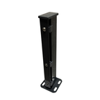 Doppelstabmattenzaun 251 cm - 6x5x6, mit Pfosten-Abdeckleiste zum Aufdübeln